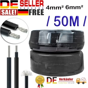 25M 50M 100M Solarkabel Solarleitung 4mm2 6mm2 PV-Anlage Photovoltaik PV Kabel - Bild 1 von 14