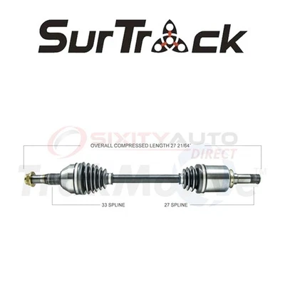 SurTrack CV Axle Shaft for 2007-2015 GMC Acadia 3.6L V6 - Constant Velocity fu Foto 1 de 4