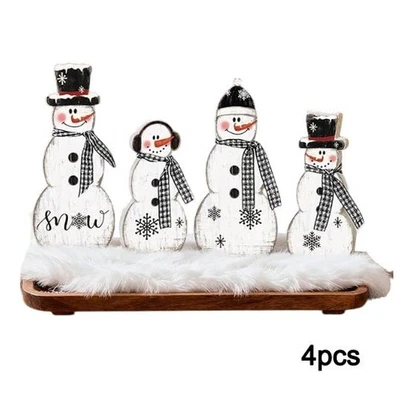 Winter Decor Adorable Snowman Pattern Winter Home Decor For Home Decoration - Bild 1 von 4