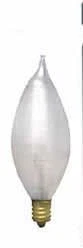 Replacement Bulb for SATCO 40W C11 SATIN SATCO-ESCENT 40W 120V - Image 1 of 1