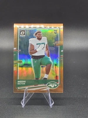 2020 Mekhi Becton (RC) #120 Donruss Optic Bronze Holo Prizm New York Jets Rookie - Image 1 of 3