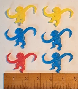 (6) Lakeside Ind. 1965 vintage Piezas de repuesto Barrel of Monkeys Monkey - Imagen 1 de 6