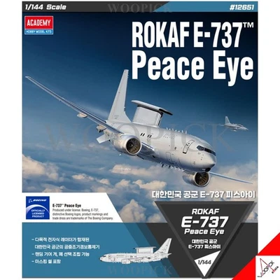 Academy 1/144 ROKAF E-737 Peace Eye Korea Air Force Boeing Model kit Toy #12651 - Photo 1/4