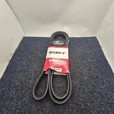 Gates K060751 6PK1908 Serpentine Belt For 2014-2018 SUBARU FORESTER H4-2.0L - Image 1 of 4