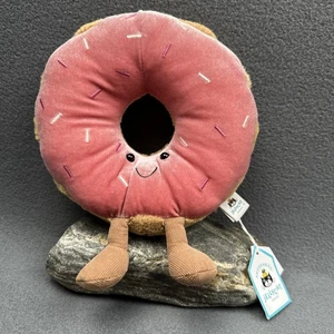 Jellycat Amuseable Doughnut Donut Plush Stuffed Toy Retired With Tags - Picture 1 of 10