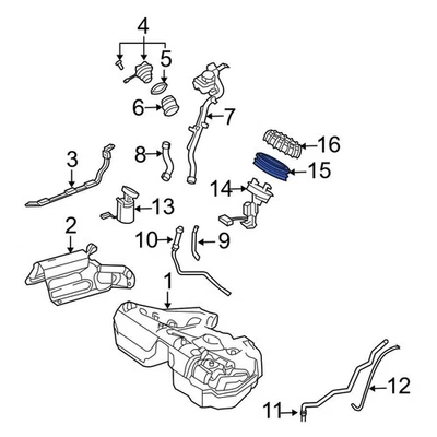 For Mercedes-Benz CLS63 AMG 07-11 Mercedes-Benz 211471057964 Fuel Pump Tank Seal Foto 1 de 2