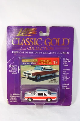 Johnny Lightning Classic Gold Collection 1969 Hurst SC/Rambler con tarjeta #18 NUEVO Foto 1 de 4