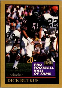 1991 Enor Pro Football HOF #22 Dick Butkus - Picture 1 of 2