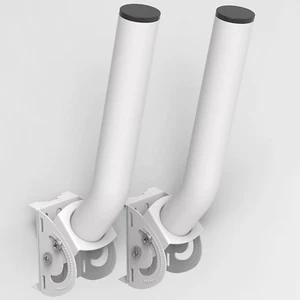 Universal Antenna Mount, 2Pcs 11" J Pole & Wall-Mounted Mounting Bracket for Out - Picture 1 of 12