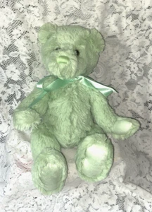 Retired Meadow Green My First Charlie Bear No Tags or Silk Label -24cm Seated - Picture 1 of 14