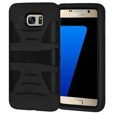 Funda rígida híbrida de doble capa AMZER con soporte para Samsung Galaxy S7 Foto 1 de 4