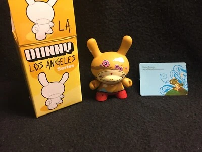 Kidrobot Dunny Los Angeles Series 3” Inch Blaine Fontana Designer Action Figure  - Image 1 of 4