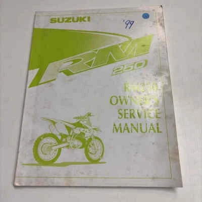 SUZUKI RM 250 1999 99011-37E53-01A Handschuhe gebraucht Fahrer Anleitung - Bild 1 von 4