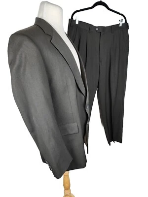 aquascutum Mens Sz 42R Brown Color 100% Wool Suit S39 - Image 1 of 4