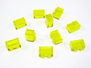 10 x LEGO Basisstein 1x2 - Gelb transparent - 3065 - NEU - Bild 1 von 3