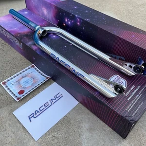 "RACE INC 26"" ODER 29"" GABEL 1 1/8 GEWINDELOS CHROM BMX FAHRRAD GABEL - Bild 1 von 7