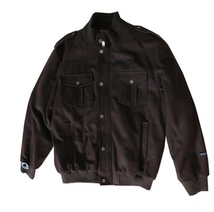 Men's Wool Blend Jacket Brown Clearance Sale - Picture 1 of 5