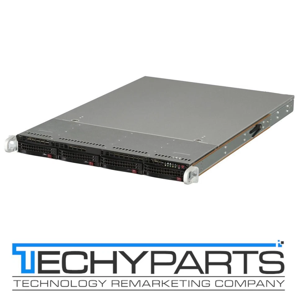 Supermicro CSE-815 X10SLH-N6-ST031 Xeon E3-1271v3 3.6GHz 16GB 6x10GbE LAN Server - Image 1 of 1