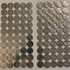 1999~2008 State Quarters Clad ~Complete 100 P&D US Mint Collector Set just coins - Picture 1 of 13