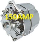150AMP HIGH AMP CHROME ALTERNATOR  3 - WIRE THREE SYSTEM FOR CHEVY GM BUICK Chevrolet C-15