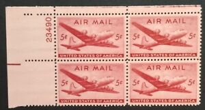 USA Air Mail 1941-1949 Air Post Stamps Block 1946-ZZIAA