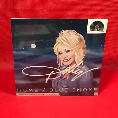 RSD 2014 DOLLY PARTON Home Blue Smoke 7" Sealed 45 single  blue Vinyl NEW - Bild 1 von 3