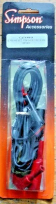 Simpson Meter Test Leads (#00043) (NEW SEALED (OEM SET) for the 260 series - Image 1 of 4