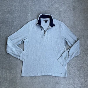 MICHAEL KORS Herren Pullover Langarm Gr. L Strickpullover Zipp Sweater 6305 Grau - Bild 1 von 10