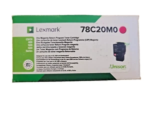 Lexmark 78C20M0 Unison High-Yield Toner, Magenta, CS/CX620, 520, 420 - Picture 1 of 1