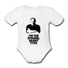 TONY SOPRANO Babygrow Baby vest grow bodysuit STRONG SILENT TYPE THE @SOPRANO'S