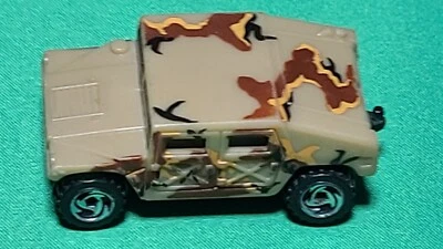 Vintage 1991 Hot Wheels Desert Camouflage Hummer Humvee Loose Good Condition - Image 1 of 3