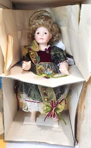 Christmas Angel Doll,Angelica, Faberge for Franklin Mint Heirloom, Vintage 1980s - Picture 1 of 8