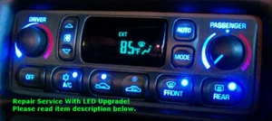 C5 Corvette Climate Control HVAC LED Upgrade REPAIR SERVICE 97-04 A/C  - Picture 1 of 9