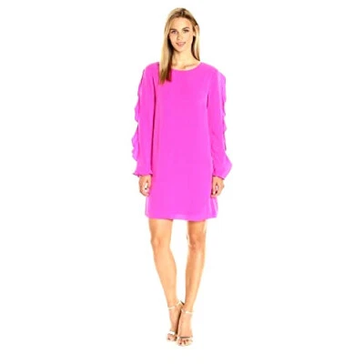 Nuevo con etiquetas Vestido recto manga volantes Nordstrom Cece Cynthia Steffe Ivy talla 4 para mujer Foto 1 de 2
