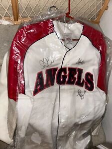 LA Angels signed autographed logo jersey jacket baseball Los Angeles