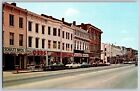 Madison, Indiana - Main Street - Shopping Market - Vintage Postcard - Unposted