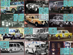 1:43 Decals Lada VAZ Moskvitch 412 2140 1000 Lakes  rally VFTS UdSSR USSR URSS - Picture 1 of 14