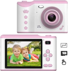 PTHTECHUS Kinder Kamera, Kinderkamera Digital Fotokamera Selfie, 2.8 Zoll Touchs - Bild 1 von 4