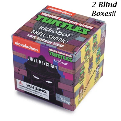kidrobot Teenage Mutant Ninja Turtles Shell Shock! Keychains - 2 Blind Boxes - Image 1 of 4