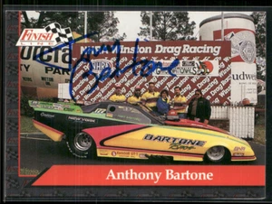 Anthony Tony Bartone Signed 1993 Finish Line IP Auto #123 - Picture 1 of 2
