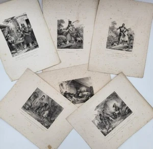 Nicolas-Toussaint CHARLET (1792-1845) Starkes Lot von 43 Original Lithographien - Bild 1 von 5