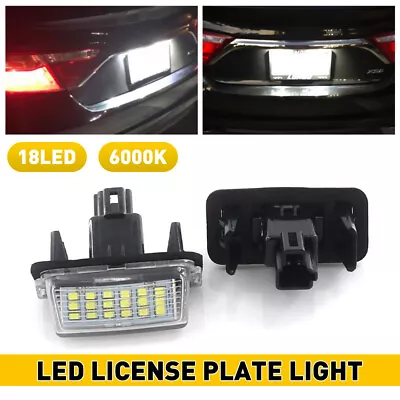 AUXITO 18LED License Tag Plate Light Fit Toyota Avalon Camry Highlander Yaris - Image 1 of 4