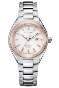 😀 Citizen Reloj mujer Supertitanio EW2616-83A Eco Drive-Zafiro-Brazalete-10Bar - Imagen 1 de 8