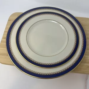 Plato de cena y plato de ensalada Lenox China descontinuado patrón Jefferson - Imagen 1 de 6