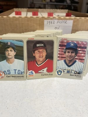 1983 Fleer Baseball Cards Complete Your Set U Pick  #'s 200-400 - Image 1 of 3