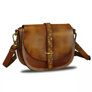Shoulder Bag Women Genuine Leather Crossbody Bag Fashion Real Leather Handbags - Picture 1 of 10