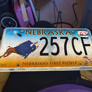 nebraska first people, 2017 license plate