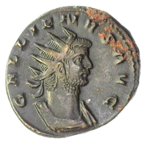 GALLIENUS 261-2 ROMA BILLON ANTONINIANUS VIRTUS PROMEDIO P OFFICINA XF SEAR-10401 - Imagen 1 de 2