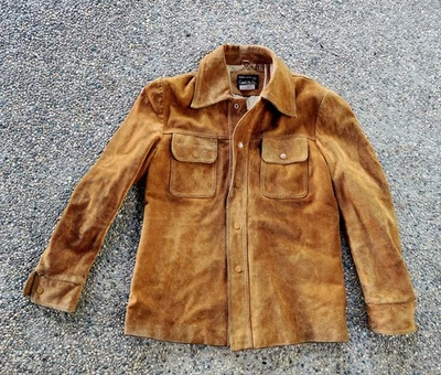 Chaqueta de cuero Challenger para hombre talla 38 pesada vintage años 80 Foto 1 de 4