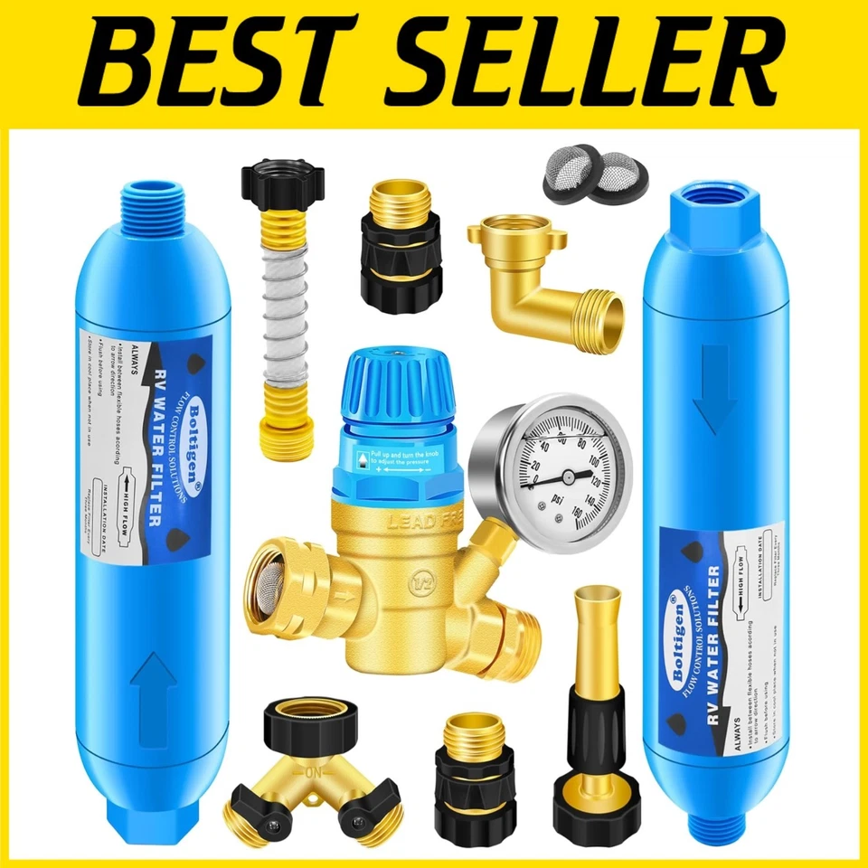 High Pressure RV Water Filter Kit NSF Certified - Image 1 of 4
